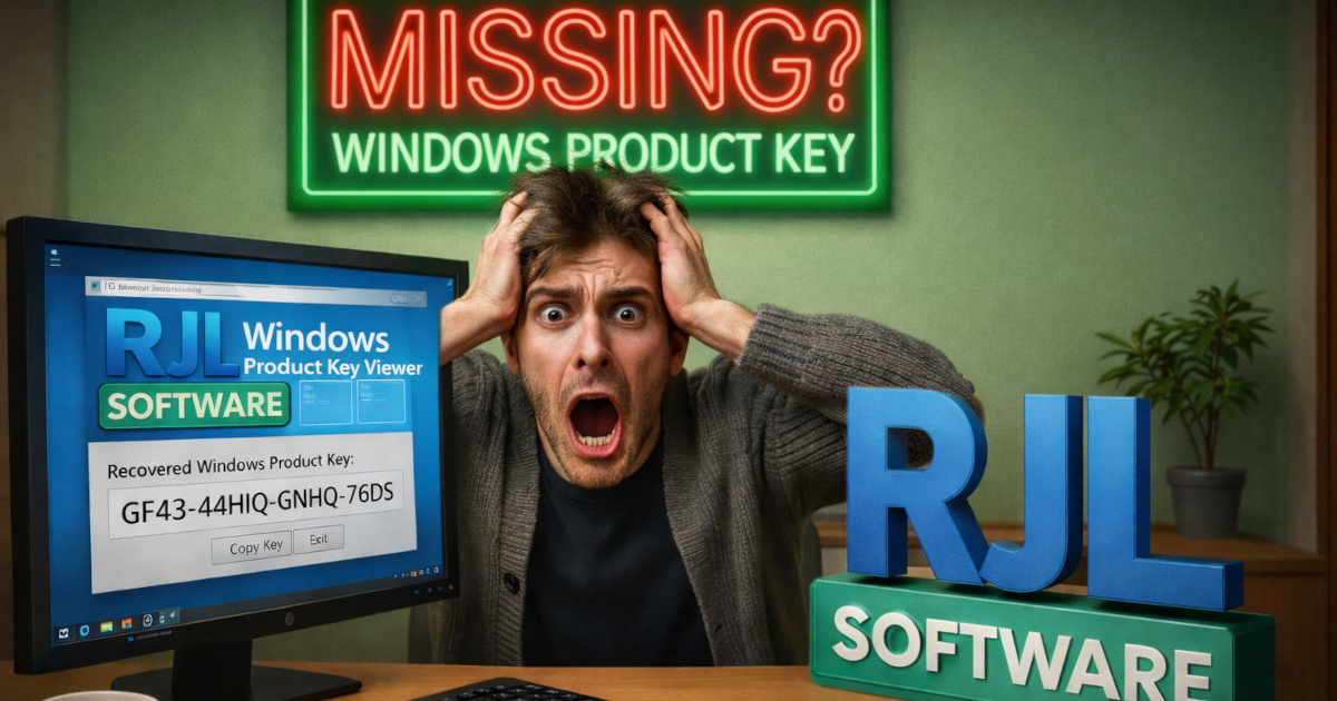 Missing Windows Product Key?